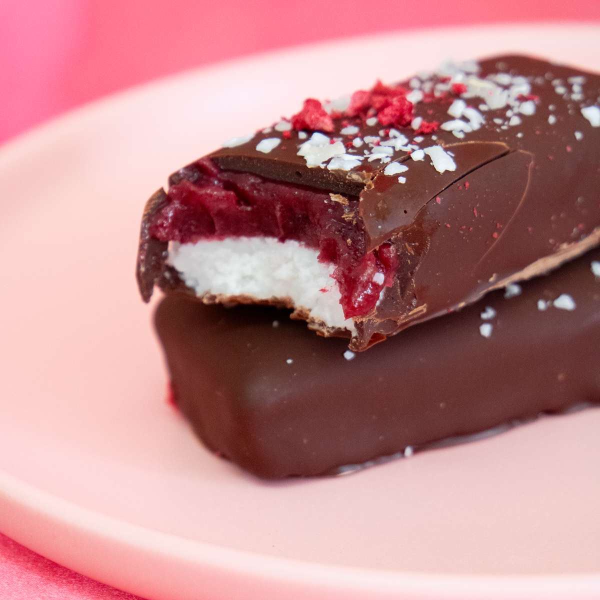 Raspberry Ripe Bar | Gluten-Free Vegan Chocolate Bar | Crumble Charms ...